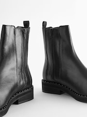 Black Forever Comfort® Square Toe Chelsea Ankle Boots - Image 8 of 8