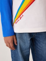 Little Bird by Jools Oliver Multi Long Sleeve Colourful 100% Cotton T-Shirt - Image 6 of 6