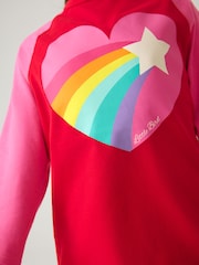 Little Bird by Jools Oliver Red/Pink 100% Cotton Long Sleeved T-Shirt - Image 3 of 7