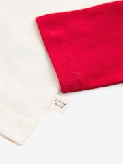 Little Bird by Jools Oliver Red 100% Cotton Long Sleeved T-Shirt - Image 7 of 8