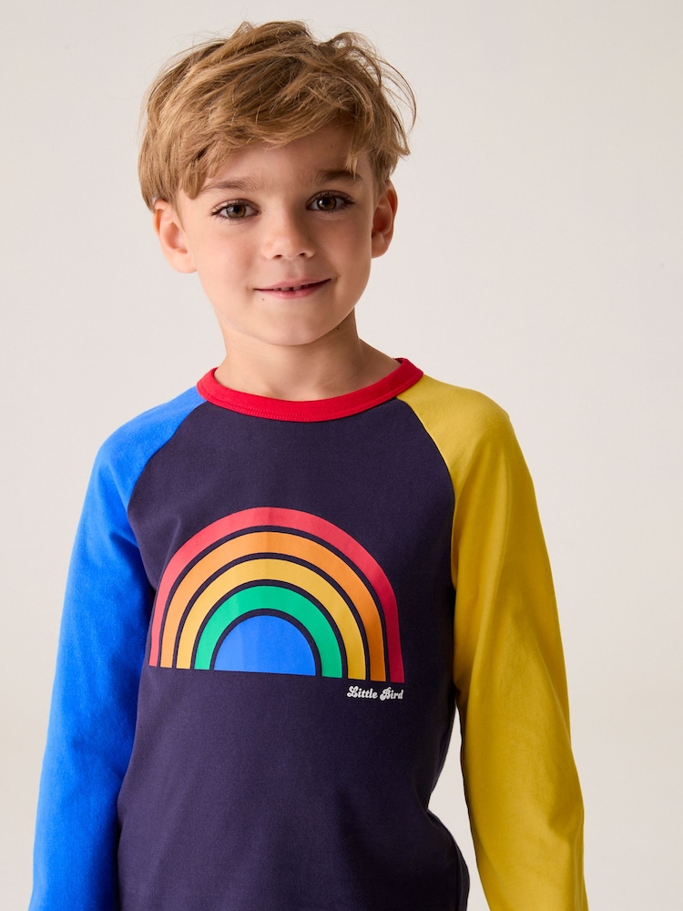 Little Bird by Jools Oliver Multi 100% Cotton Long Sleeved T-Shirt - Image 2 of 6