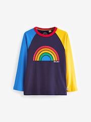 Little Bird by Jools Oliver Multi 100% Cotton Long Sleeved T-Shirt - Image 3 of 6
