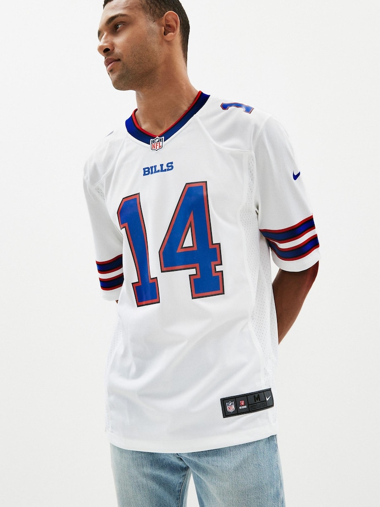 Nike White NFL Buffalo Bills Road Game Jersey - Stefon Diggs - Image 1 of 9 Nike White NFL Buffalo Bills Road Game Jersey - Stefon Diggs - Image 1 of 9