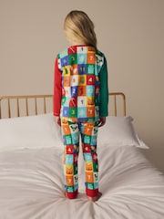 Little Bird by Jools Oliver Multi Childrens Colourful Christmas Advent Calendar Pyjamas - Image 5 of 8