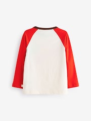 Little Bird by Jools Oliver Orange/White 100% Cotton Long Sleeved T-Shirt - Image 7 of 9