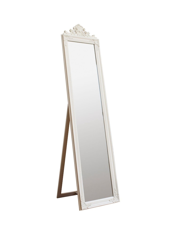 Gallery Home White Darley Cheval Mirror - Image 2 of 2