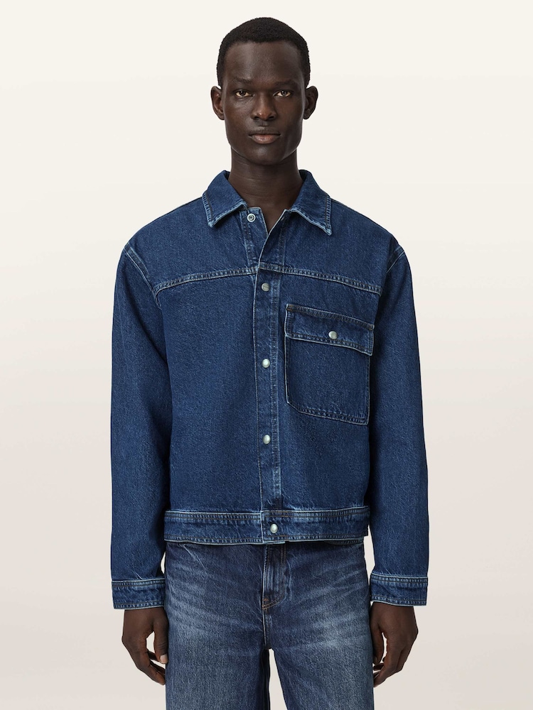 Τζιν μπουφάν AllSaints Cast - Εικόνα 1 από 6