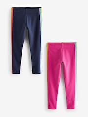 Little Bird by Jools Oliver Multi Leggings Set 2 Pack - Image 1 of 6