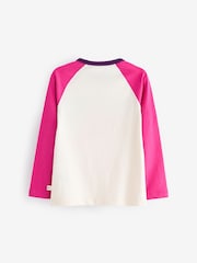 Little Bird by Jools Oliver Pink 100% Cotton Long Sleeved T-Shirt - Image 2 of 4