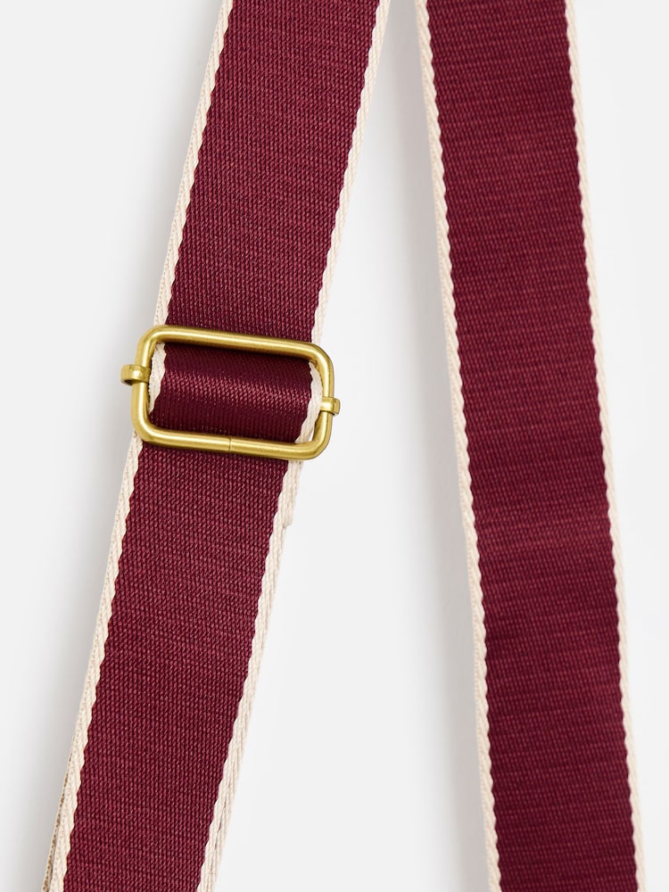Oliver Bonas Red Isla Burgundy Cross-Body Bag - Image 6 of 6 Oliver Bonas Red Isla Burgundy Cross-Body Bag - Image 6 of 6