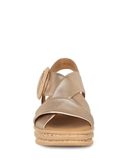 Gabor Gold Auckland Wedge Heeled Sandals - Image 5 of 5