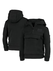 Fanatics Formula 1 Mono 1/4th Black Zip Hoodie Kids - Image 1 of 3