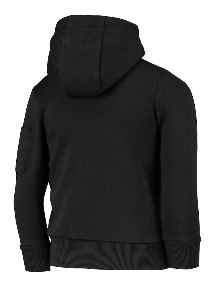 Fanatics Formula 1 Mono 1/4th Black Zip Hoodie Kids - Image 3 of 3