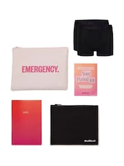 ModiBodi Black Period- Teen Underwear Period Kit with Hipster Boyshort Super 2 Pack - Image 1 of 7