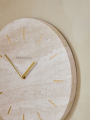 Natural Hallie Wall Clock - Image 3 of 5