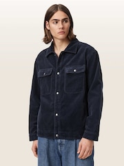AllSaints Blue Castleford Jacket - Image 1 of 7