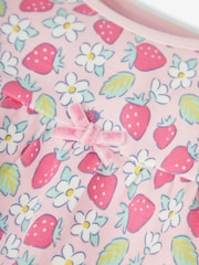 Komplet 2 dekliških pižam iz džersija z jagodami JoJo Maman Bébé - Slika 9 iz 12
