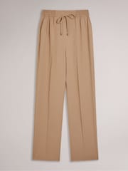 Ted Baker Brown Laurai Slim Cut Ankle Length Trousers - Image 2 of 3
