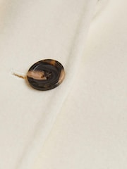Ted Baker Cream Skylorr Scarf Detail Coat - Image 6 of 6
