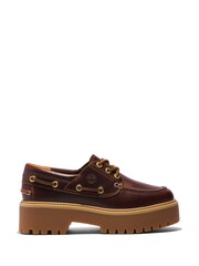 Timberland Street Boat Brown Shoes - Image 1 of 7
