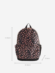 Black/Pink Leopard Print Backpack - Image 7 of 7