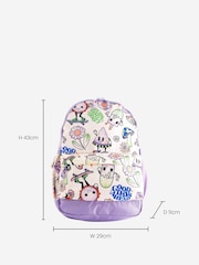 Purple/White Character Backpack - Image 4 of 7