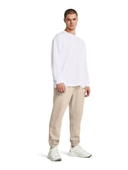 Under Armour Beige Under Armour Beige Icon Fleece Joggers - Image 3 of 7