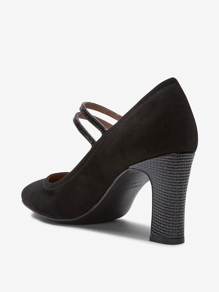 Black Standard/Wide Fit Forever Comfort® Mary Jane Shoes - Image 2 of 4