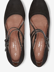 Black Standard/Wide Fit Forever Comfort® Mary Jane Shoes - Image 3 of 4