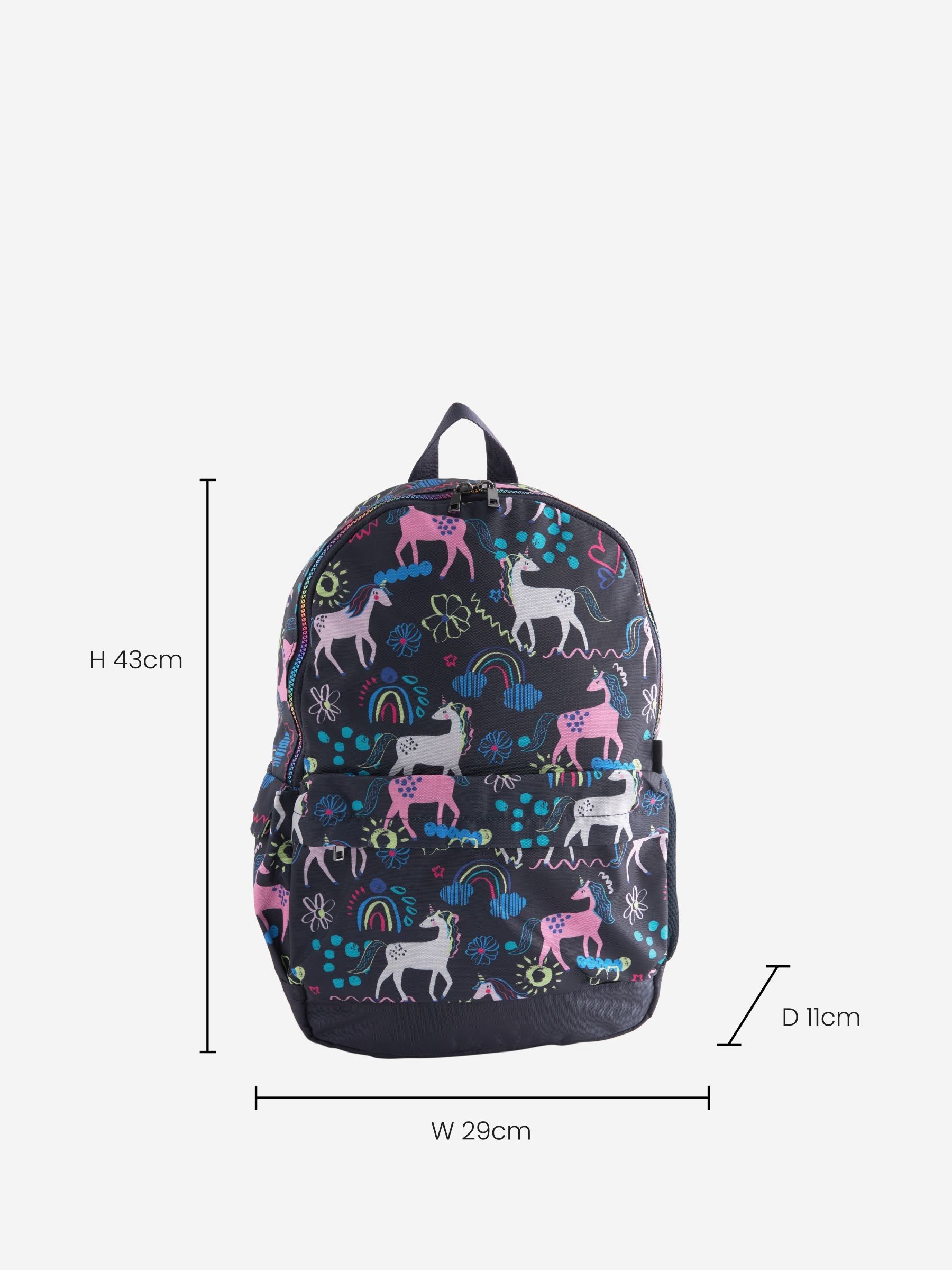 NEXT Navy Unicorn Backpack