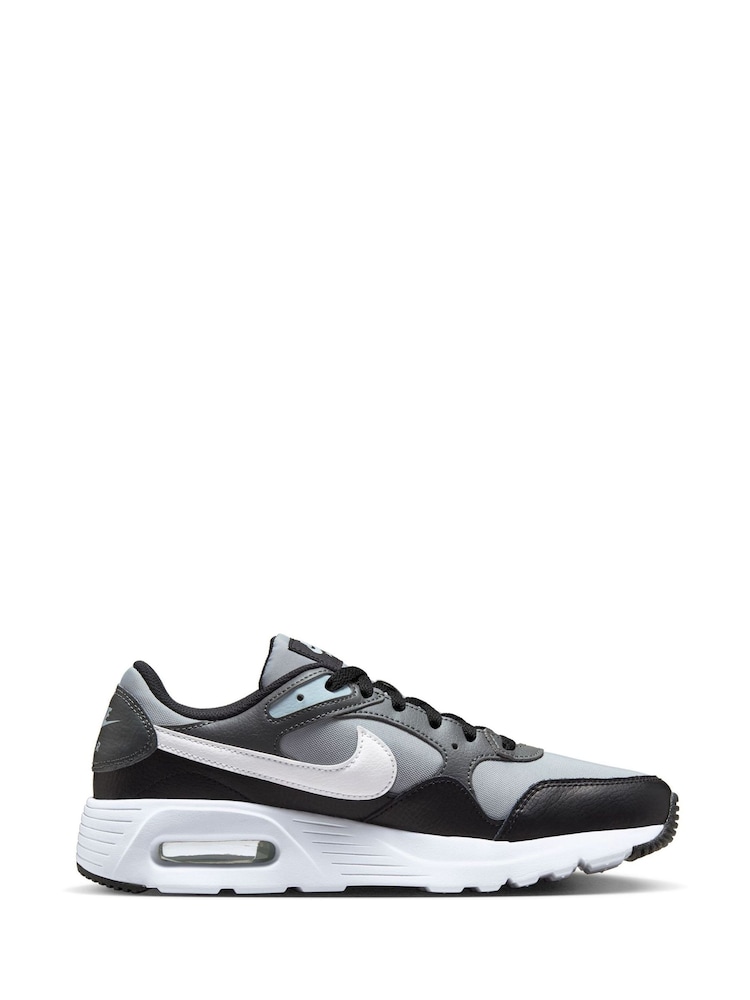 Nike Black/Grey Air Max SC Trainers - Image 3 of 9
