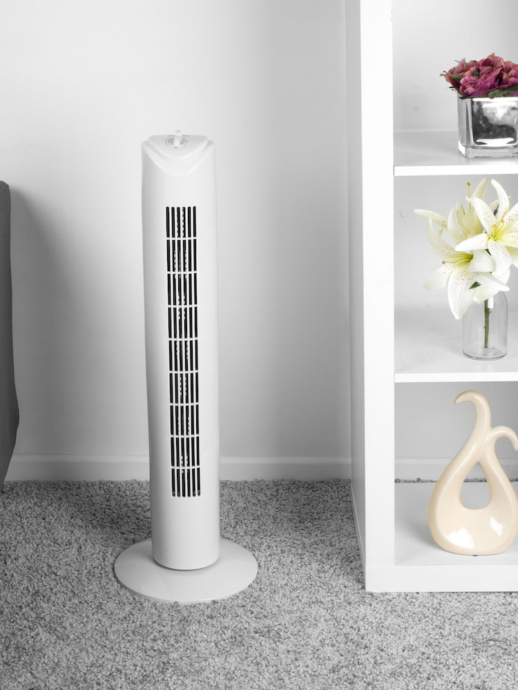 Beldray White 32" Tower Fan - Image 1 of 6