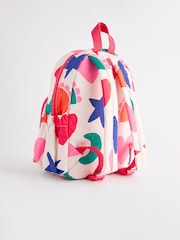 Star/Heart Quilted Backpack - Image 2 of 5