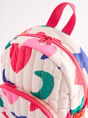 Star/Heart Quilted Backpack - Image 4 of 5