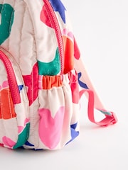 Star/Heart Quilted Backpack - Image 5 of 5
