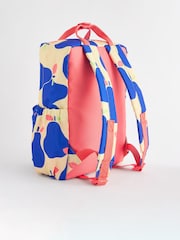 Blue/Ecru Pear Double Handle Backpack - Image 2 of 5