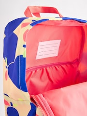 Blue/Ecru Pear Double Handle Backpack - Image 4 of 5