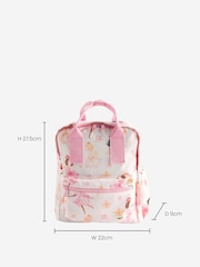 Pink/Weiß, Fee - Rucksack mit kleinem Griff - Bild 3 von 6