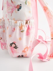 Pink/Weiß, Fee - Rucksack mit kleinem Griff - Bild 5 von 6