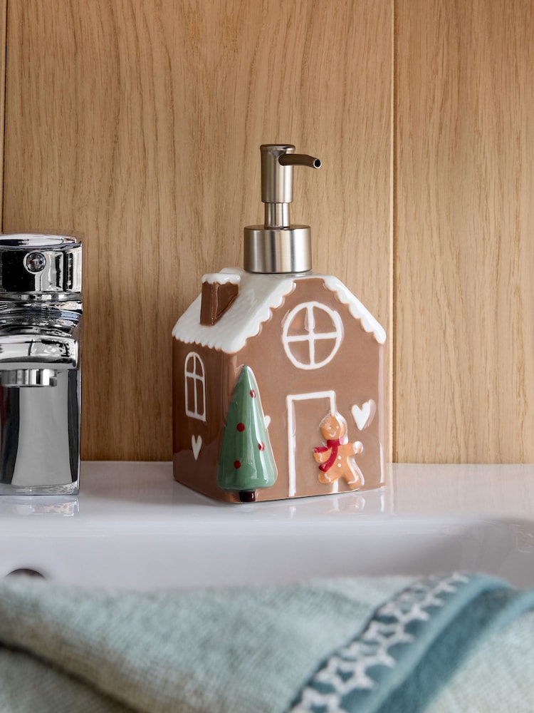 Seifenspender Weihnachts-Lebkuchenhaus - Bild 1 von 7