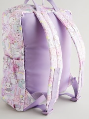 Purple Kawaii Character Double Handle Backpack - Image 5 of 5