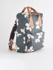 Black & White Daisy Double Handle Backpack - Image 1 of 5
