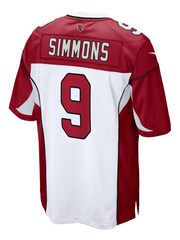 Nike White NFL Arizona Cardinals Road Game Jersey - Isaiah Simmons - Image 3 of 3