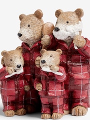 Red Bertie Bear Family Ornament - Image 3 of 7