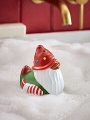 Green Christmas Gonk Rubber Duck - Image 1 of 4