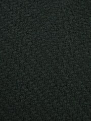 Reiss Forest Green Tempo Senior Slim Fit Knitted Half-Zip Funnel Neck Jumper - Image 5 of 5