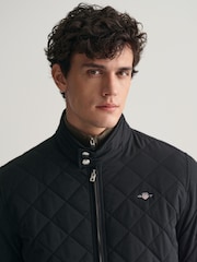 GANT Black Quilted Windcheater Jacket - Image 4 of 9