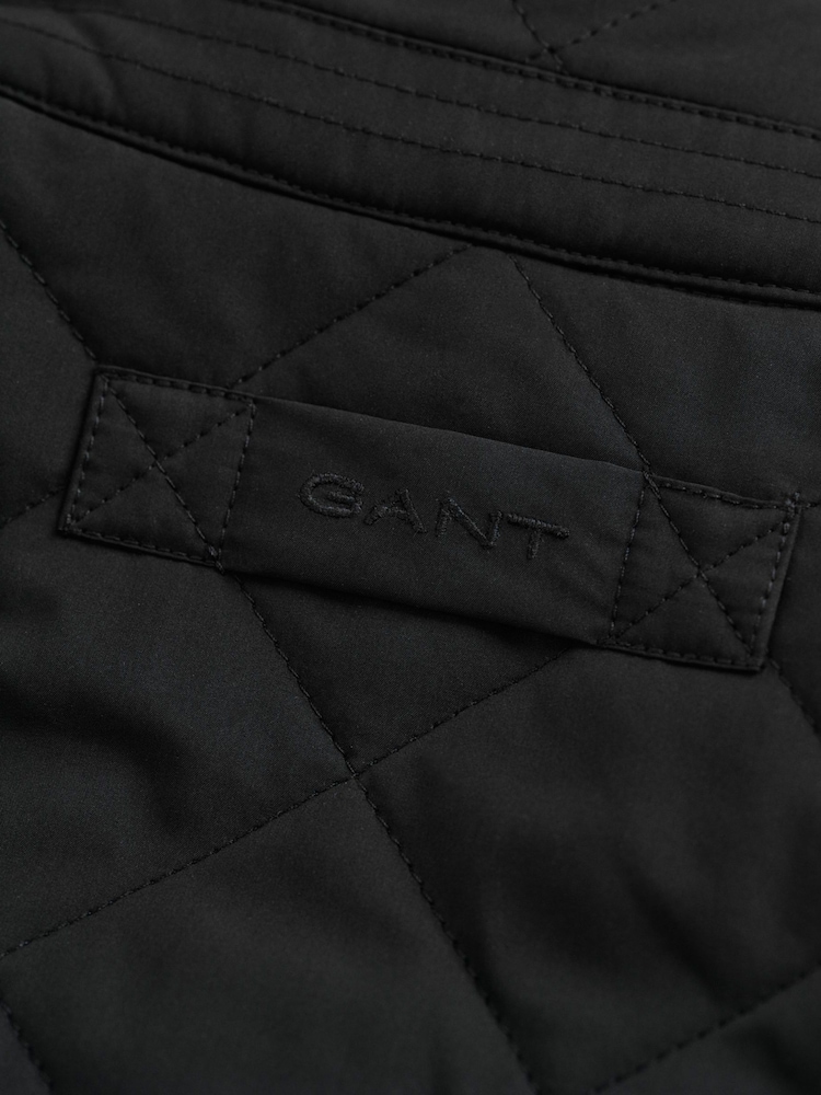 GANT Black Quilted Windcheater Jacket - Image 9 of 9