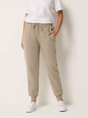 Brązowy - Zestaw 2 par joggersów M&Co Petite ze ściągaczem - Obraz 2 z 8