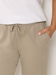 Brązowy - Zestaw 2 par joggersów M&Co Petite ze ściągaczem - Obraz 6 z 8